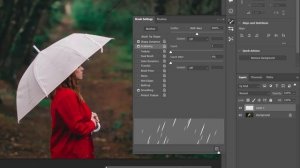 RAIN BRUSH in Photoshop ? Step-by-Step Guide