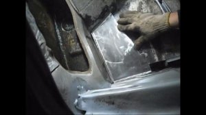 ваз 2109 проект, замена задней планки, сварочные работы в гараже