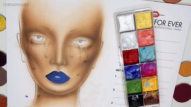 CRYBABY MAKEUP Face Chart Time Lapse смотреть онлайн