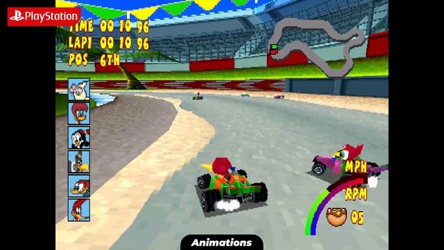 Woody Woodpecker Racing (2000) GBC vs PS1 vs PS3 | Graphics Comparison смотреть онлайн