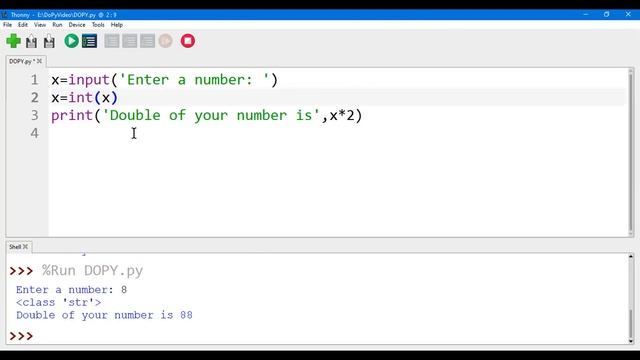 Python Input Function, Eval & Split