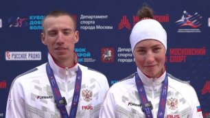 Серебряные призеры «Кубка Доброй Воли» в К2 500 м Дмитрий Авдеев и Эльвира Савенок