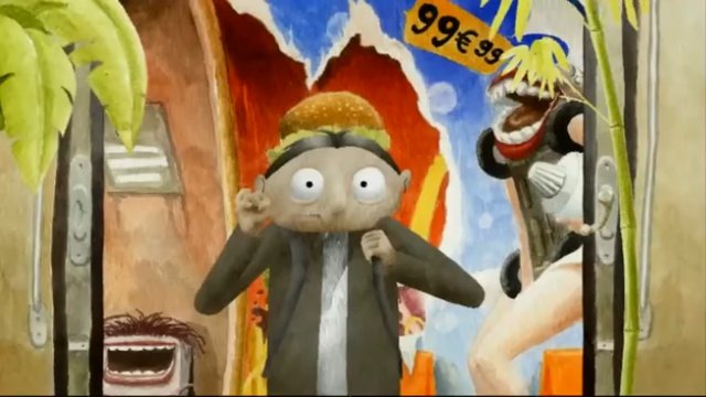 Овца на крыше