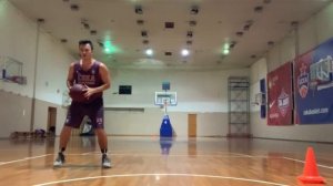 Баскетбольная тренировка / Как тренировть Side step / Сайд степ - бросок с отшагом в сторону