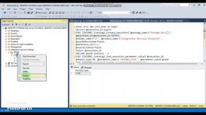 HOW TO EXECUTE THE SSIS PACKAGE WITH STORED PROCEDURE