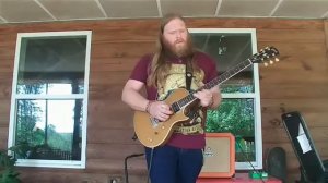 Solo Guitar On A Gibson Nighthawk Gold Top On The Dime Custom Crybaby (Dimebag Darrel Sig)