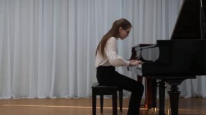 Степанова Дарина,К.Черни ор.299 этюд 29,И.С.Бах ХТК I том прелюдия и фуга d-moll,З.Исмагилов"Скерцо