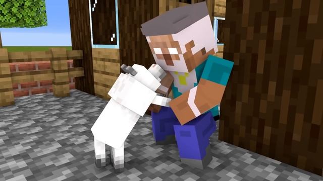Monster School : Baby Herobrine, Where is Your Dog? - Minecraft Animation смотреть онлайн