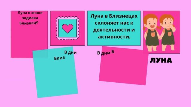 С 13'по 15 июля 2023 года  Луна в Близнецах  Гороскоп