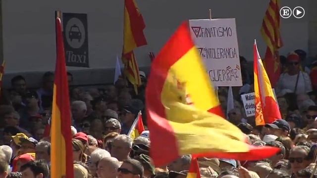 Discurso de Vargas Llosa en la manifestación a favor de la Constitución y la unidad de España | E.. смотреть онлайн