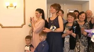 Чествование серебряных юбиляров в ЗАГСЕ