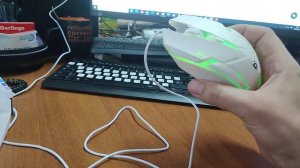 Обзор мышки. Defender Cyber MB-560L, White, USB