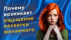 Почему возникает ощущение нехватки желаемого