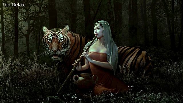 1 ЧАС | Успокаивающей расслабляющей музыки бамбуковой флейты / Медитация / Спа / Исцеление смотреть онлайн