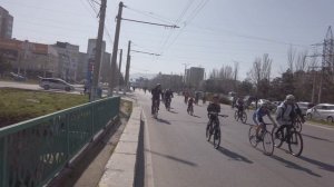 Открытие велосезона 2022 в Бишкеке. Кыргызстан