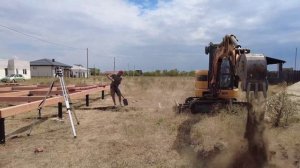 Установка станции Панда Лайт и дренажного колодца Варг (Крым, Уютное)