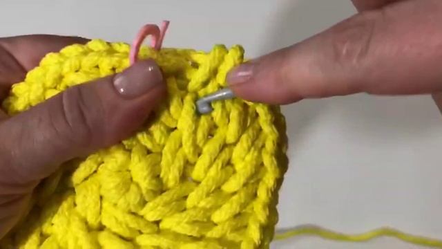 Салфетка крючком из шнура  | Узор вихрь крючком | Soft Decor - Татьяна Чакур