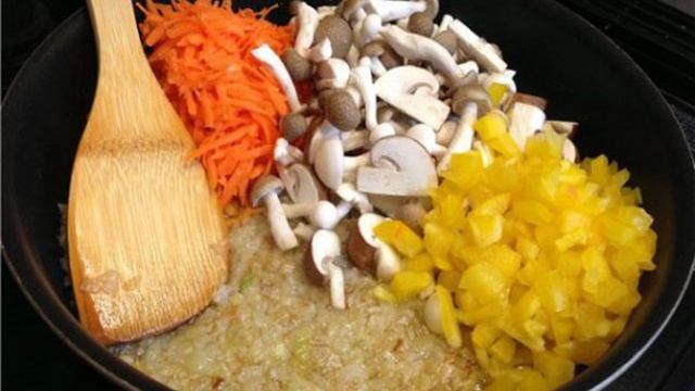 Голубцы с грибами и гречкой