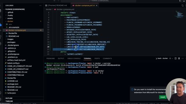 LangSmith In FloWiseAI with DOCKER | STEP BY STEP Guide смотреть онлайн