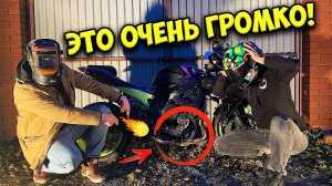 ТОПОВЫЙ ВЫХЛОП ПРЯМОТОК НА МОТОЦИКЛЕ! НЕРЕАЛЬНЫЙ ЗВУК!