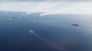 Китай представил анимированный ролик по уничтожению авианосной ударной группы (АУГ) ВМС США