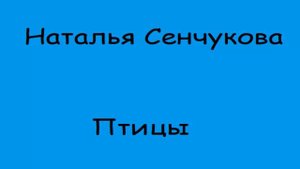 Наталья Сенчукова - Птицы