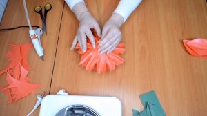 Гвоздика из изолона // Из обрезков изолона