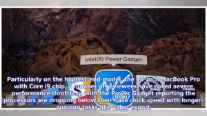 Intel Power Gadget utility download link removed amidst 2018 MacBook Pro throttling controversy