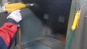 Черный 9005 муар, качество покраски и нанесения, устойчивость краски, проверка порошкового покрытия