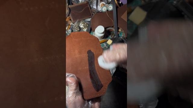 Делаю чехол из кожи для мультитула и ножа. Чехлы для Leatherman. Ручная работа. Работа с кожей.