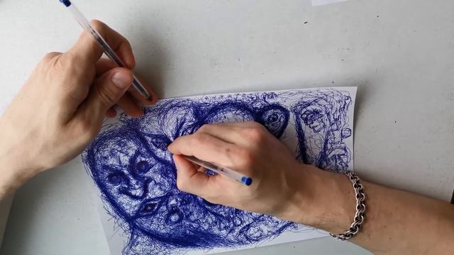 Рисуем абстрактные лица Рисунок 2, Часть 3 Дрон Володин смотреть онлайн