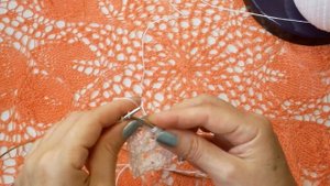 ВЯЖЕМ ОВАЛЬНУЮ СКАТЕРТЬ СПИЦАМИ - 1