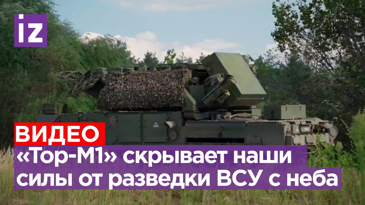 ЗРК «Тор-М1» скрыл действия наших сил от разведывательных БПЛА националистов под Красным Лиманом