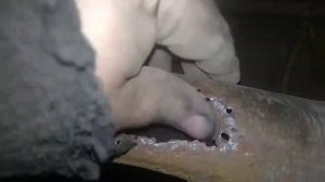 Заварил глушитель
