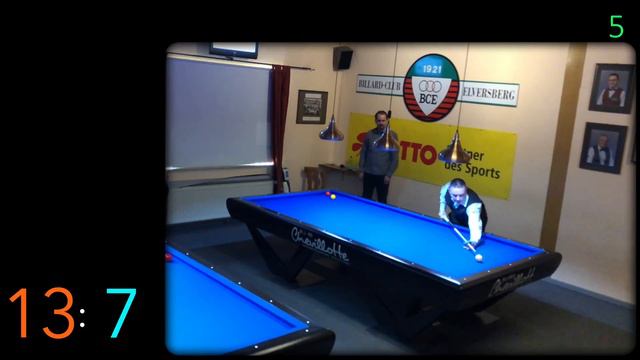 Frederic Caudron vs. Dick Jaspers Dreiband 1.Bundesliga 10/2018 смотреть онлайн