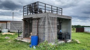 Двухэтажная каркасная беседка два года спустя