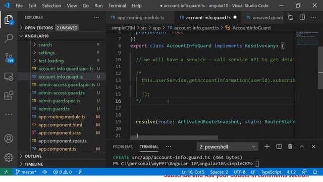 Angular 10 Tutorial #53 - Route Guards - Resolve Tutorial | Angular 10 Tutorial For Beginners