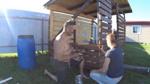 Купили дачу\Дровник построен\Дровник своими руками\Дровник размеры\Дача с нуля