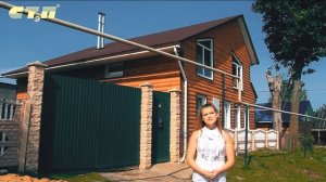 Металлический сайдинг Бревно и кровля из профнастила Стальной Бархат производства завода СТэП