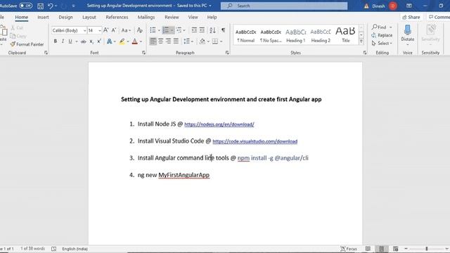 How to create your angular development environment( Part 1) смотреть онлайн