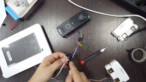 Подключение аналогового домофона Dahua DHI-VTK-VTO2010D-VTH2020DW