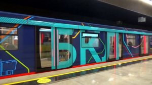 Тематический электропоезд 81-775/776/777 "МОСКВА-2020" №76 (БКЛ - Сердце Московского метро!)