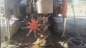 Шнекоочиститель в действии