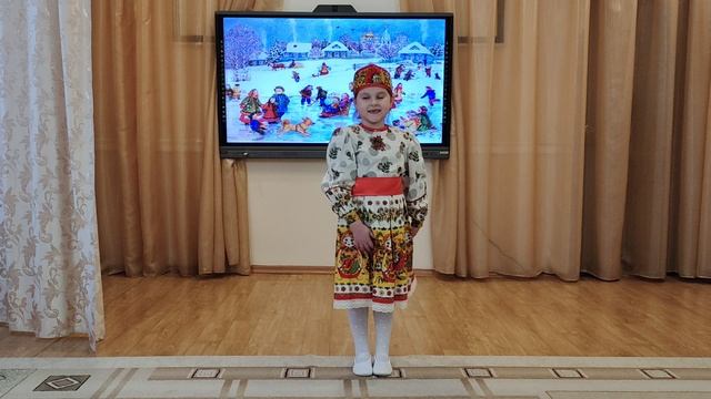 "Зимушка-зима", Исполняет: Галилеева Милана, 6 лет