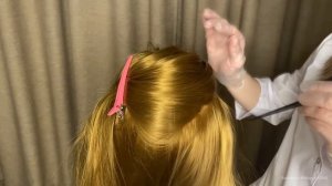 АСМР Детальный осмотр кожи головы и волос ?⚕️Без слов?ASMR Scalp and hair exam ? No talking