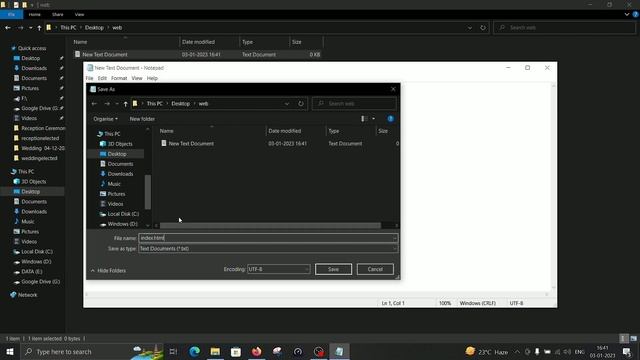 How To Create HTML Or CSS File. Just in a minute !!!!
