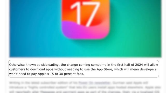iOS 17.2 Beta 2, Sideloading coming in 2024, iOS 18 Rumors & More