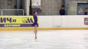 Дарья Усачёва, ПП (Daria Usacheva, FS), старшие, Первенство Москвы младшего возраста 2019