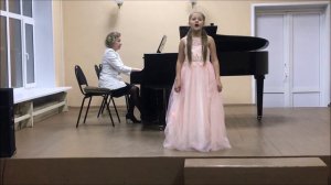 Шихалева Е академ вокал Юные таланты А Аренский "Комар один задумавшись".Н.Леви "Маленькая Валенька