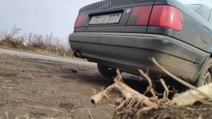 Ауди 100 ц4 звук выхлопа